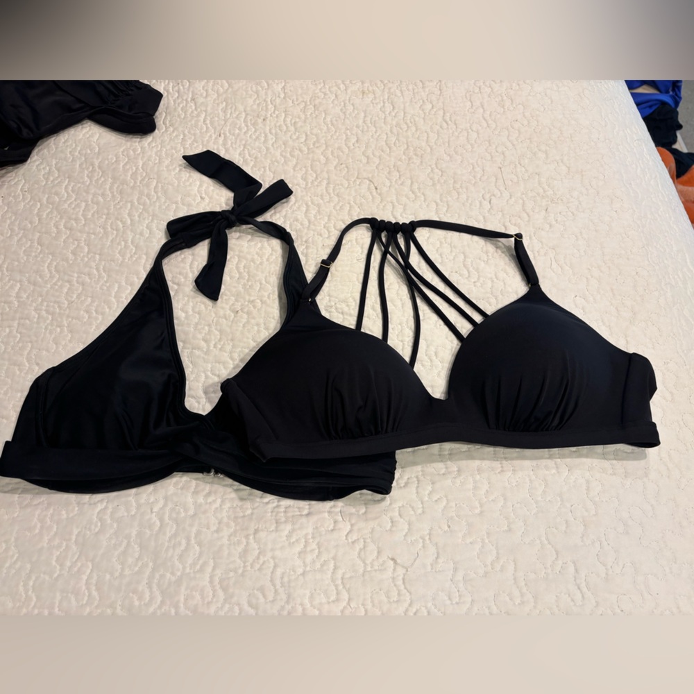 Athleta black 3 piece Bikini Set - Picture 12 of 13